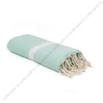 Fouta Azeggwagh Vert d’Eau – 2x1m