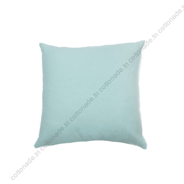 Housse de Coussin Vert D'eau Uni - Meilleur Rapport Qualité/Prix Tunisie